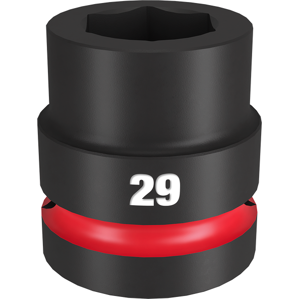 Milwaukee SHOCKWAVE™ 1" Drive 29mm Standard 6 Point Impact Socket